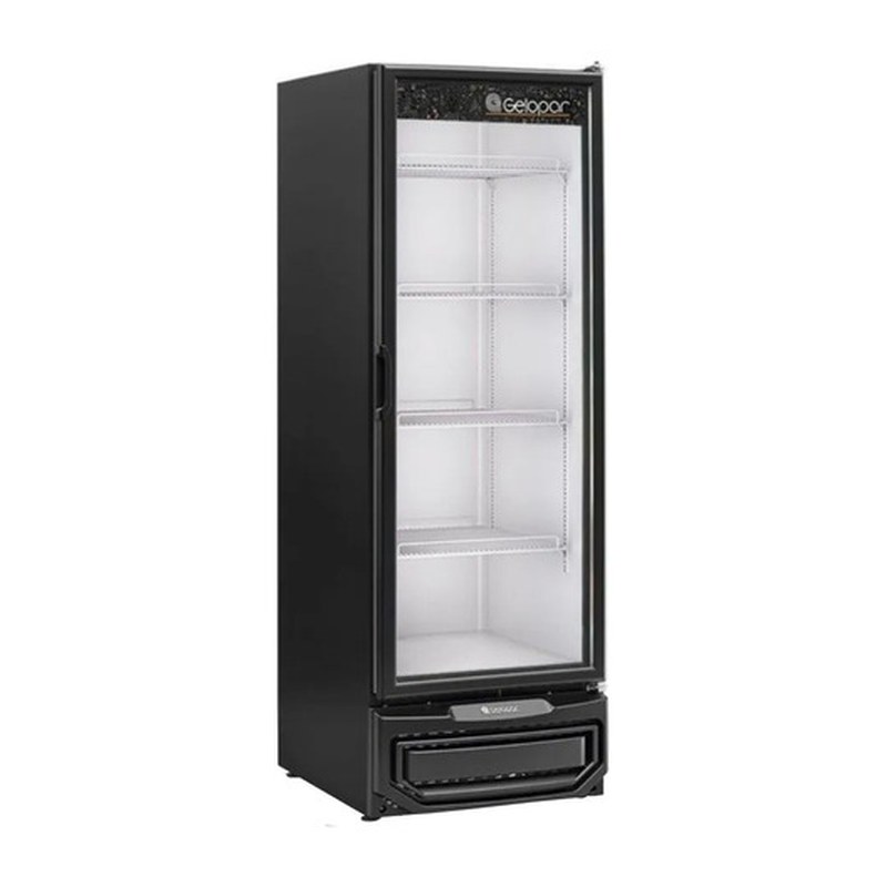 Freezer Vertical Gelopar GPA57 577L Vidro Preto 220V
